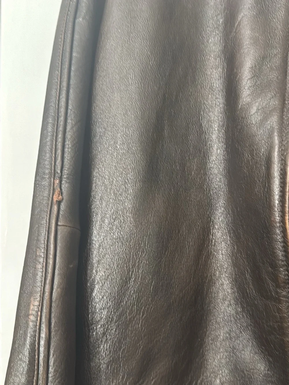 Wilsons Leather Men's Brown Zip-Front Bomber Jacket